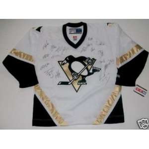  Pittsburgh Penguins Team Signed Jersey Jsa Crosby Sports 