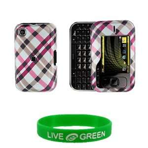  Pink Plaid Design Snap On Hard Case for Nokia Surge 6790 