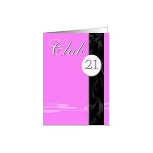  Club 21 Pink Card Toys & Games