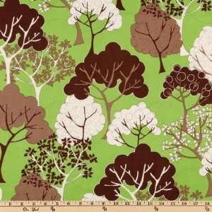  44 Wide Hot Couturier Trees Lime Fabric By The Yard 