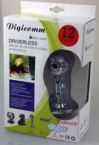 Digicomm Webcam m. Mikrophone 12 Megapixel ohne Treiber  