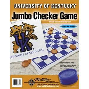    Jumbo Checker Rug Game   Kentucky Wildcats