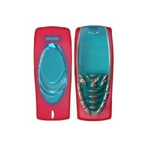  Clear Red Faceplate For Nokia 7210