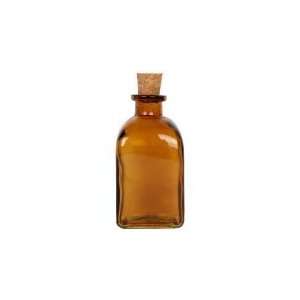  Amber Roma Recycled Glass Decorative Bottle