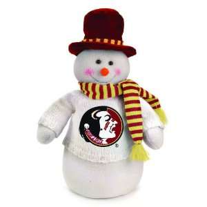   Seminoles Snowman Decoration Dressed for Winter