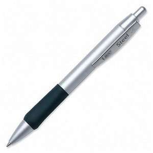  BIC® Steel® Retractable Ballpoint Pen