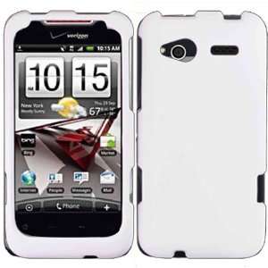    White Hard Case Cover for HTC Merge 6325 Cell Phones & Accessories