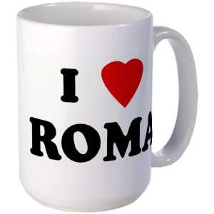  I Love ROMA Humor Large Mug by  