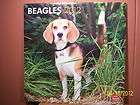 2012 CALENDER   BEAGLES WALL CALENDER   12x12 (CLOSED)