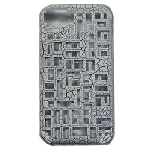  and Black Maze Cracks Box Pattern Perforated Design with Credit Card 