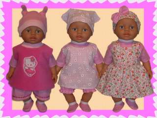 37 Schnittmuster für Puppenkleidung ~Baby Puppen 32cm~  