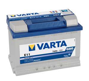 VARTA BLUE dynamic E11 74 Ah Autobatterie Code 574 012 068 3132  