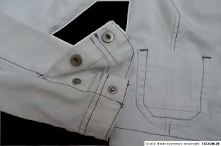Esprit Damen Jeans Blazer Sakko Gr. 38 / M Weiß Übergangsjacke Jacke 