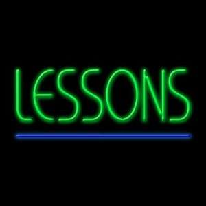  LED Neon Lessons Sign