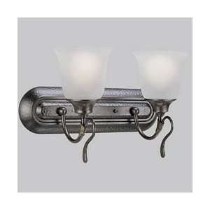   Bronze Aspen Rustic / Country 2 Light Bathroom Fixture from the Asp