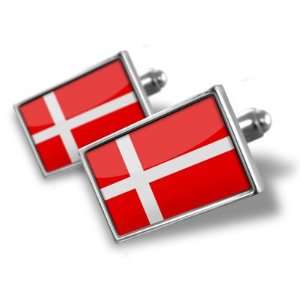  Cufflinks Denmark Flag   Hand Made Cuff Links A MANS 