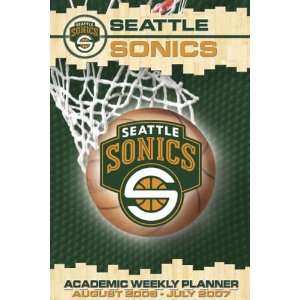  Seattle Sonics 5x8 Academic Weekly Assignment Planner 2006 