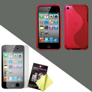   & LCD Screen Guard / Protector for Apple iPod Touch 4 / 4G / 4th Gen