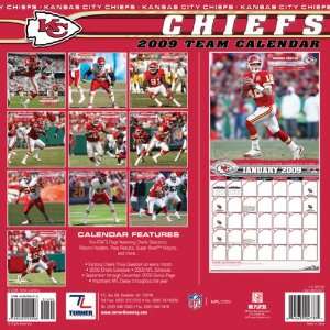  Kansas City Chiefs 2009 12 x 12 Team Wall Calendar 