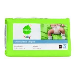 Newborn Baby Diapers, Newborn up to 10 lbs., 40 per pack  