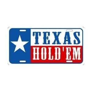 Texas Hold Em Poker License Plate Plates Tag Tags auto vehicle car 