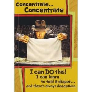 Greeting Card Fathers Day Indiana Jones Concentrate I Can Do This 