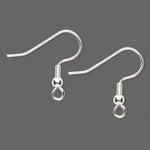 300 SILVER Plated Surgical Steel Ear Wires~Earrings  