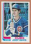 1982 Topps Baseball #508 JODY DAVIS RC Cubs EXMT