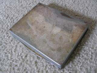   Silver Co Silver Plated Footed Hinged Snuff Tobacco Snuff Box  