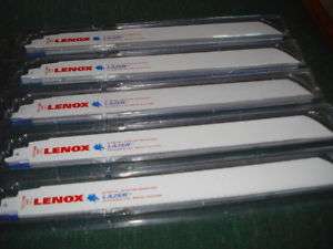 25 LENOX 12 LAZER BIMETAL RECIPRO SAWZALL BLADE14TPI  