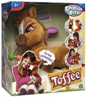 EMOTION PETS Toffee The Pony   Interactive Soft Pet Cuddly Toy  