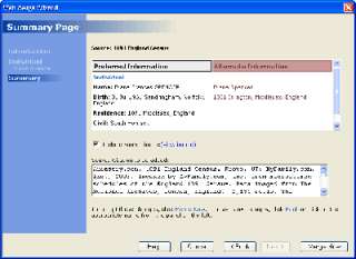View of Web Merge Criterior Screen