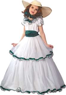 Beautiful Southern Belle Child Halloween Costume  