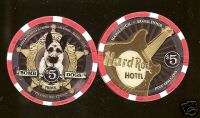 Hard Rock Bomb Dog PRINCE Las Vegas Casino Chip  