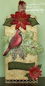 Heartfelt Creations Christmas Cling Rubber Stamp Set Joyous Noel 