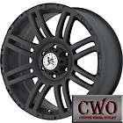 18 black ao bunker wheels rims 6x139 7 6 lug chevy gmc location usa 