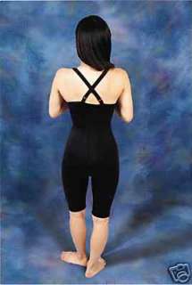 High Waist, No Zippers with Suspenders, Above Knee Compression Garment 