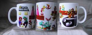 Super Mario Bros WII Nintendo Game Mug Cup  