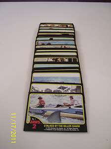   Set of 59 Vintage 1978 Jaws 2 The Movie Collector Cards  
