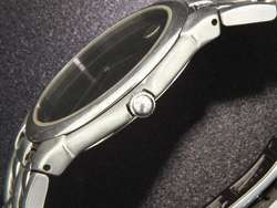 Movado Elano Swiss Made Stainless Steel Black Dial Unisex Watch 84 E4 
