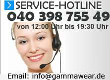 Service Hotline 040 398 755 49, von 1200 bis 1930 oder per 