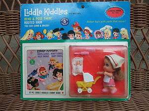 Liddle Kiddles Florence Niddle #3507 Mattel 1966 Vintage New on Card 
