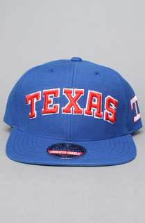 American Needle Hats The Texas Rangers Second Skin Snapback Hat in 