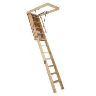   25 1/2 in. 300 lb. Load Capacity Not Rated Premium Wood Attic Stairway