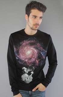 Imaginary Foundation The Infinite Crewneck Sweatshirt in Black 