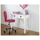 Butterfly 2 Drawers Desk White
