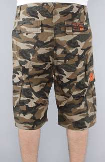 DGK The Fat Tip Camo Cargo Shorts in Army  Karmaloop   Global 