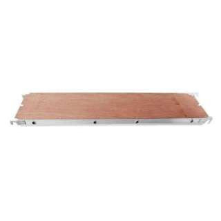   ft. x 19 in. Single Aluminum/Plywood Deck HD0107AP 