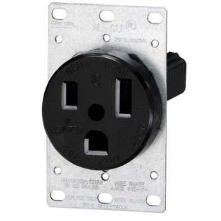   Amp 2 Pole Flush Mount Grounding Outlet R61 05374 000 at The Home