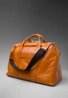 JACK SPADE Mill Leather Wayne Duffle Bag in Tobacco at Revolve 